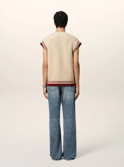 Adc wool sleeveless sweater