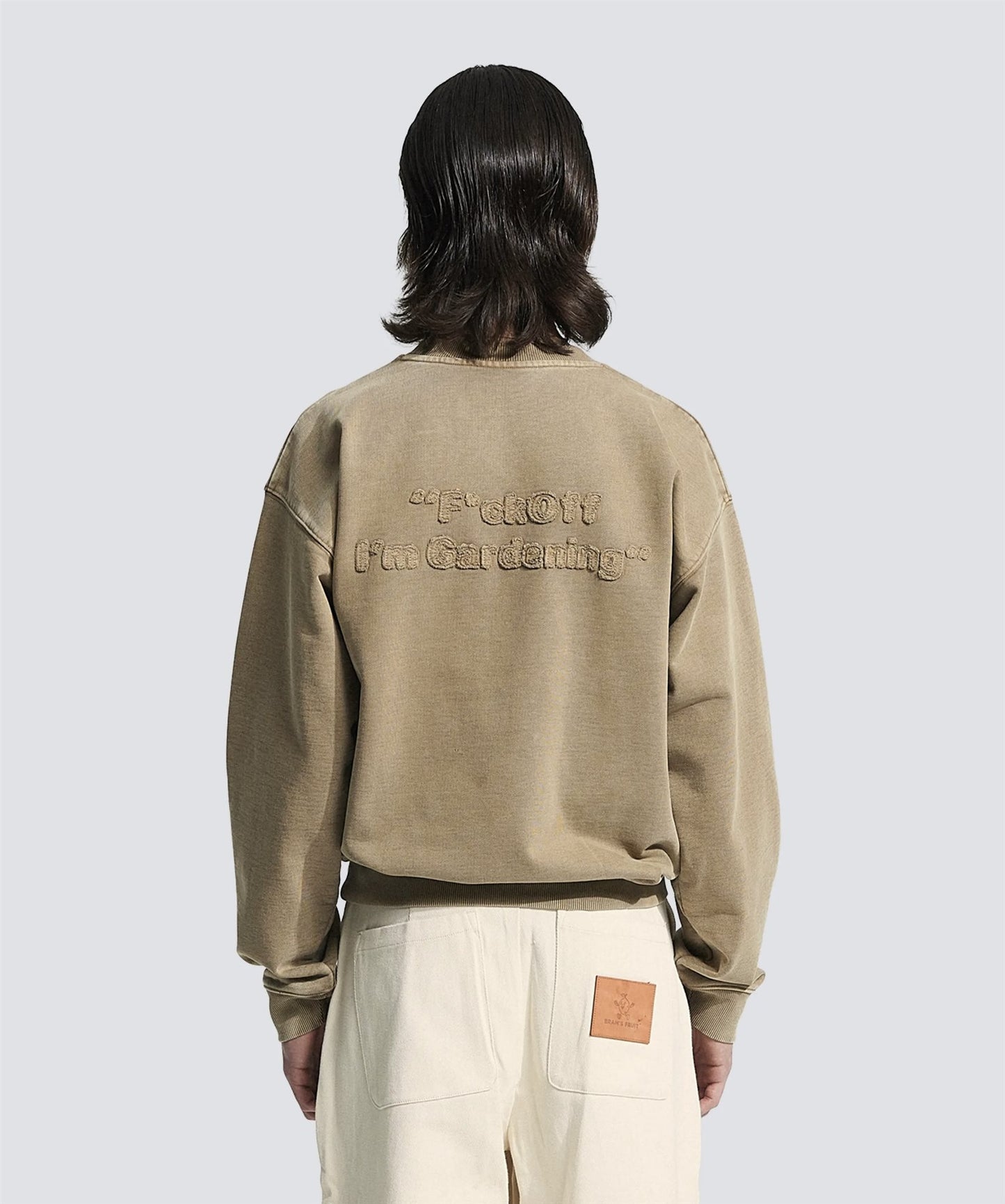 Cut & Sew F*ck Off Crewneck