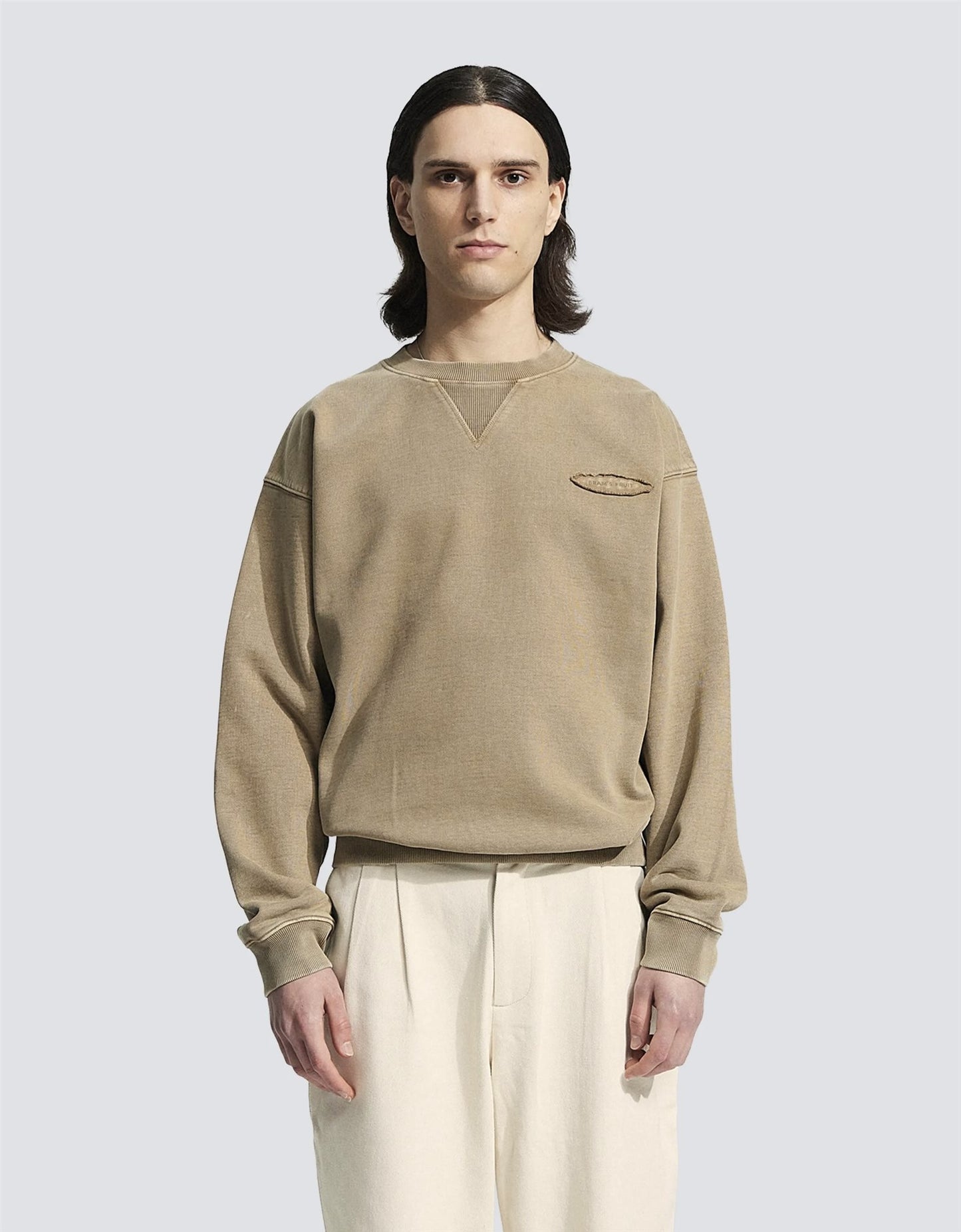 Cut & Sew F*ck Off Crewneck