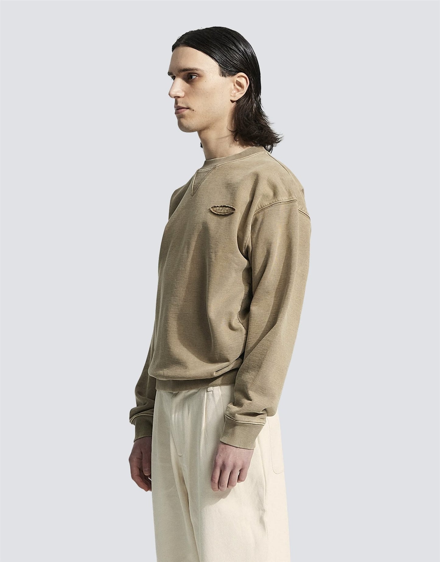 Cut & Sew F*ck Off Crewneck