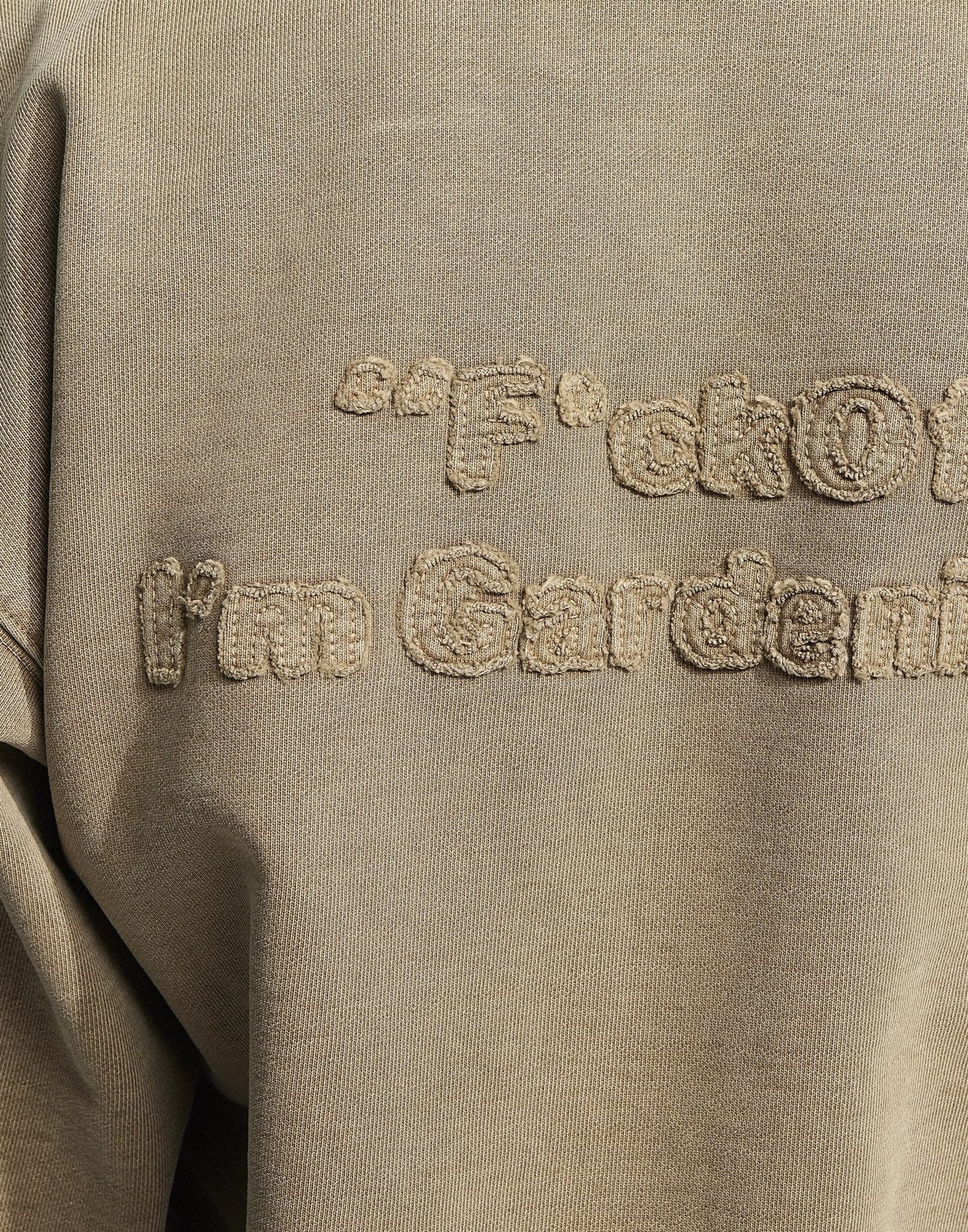 Cut & Sew F*ck Off Crewneck
