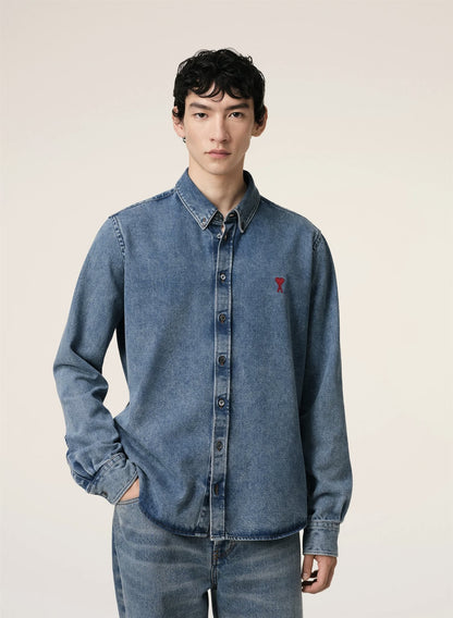 Denim button down ADC shirt
