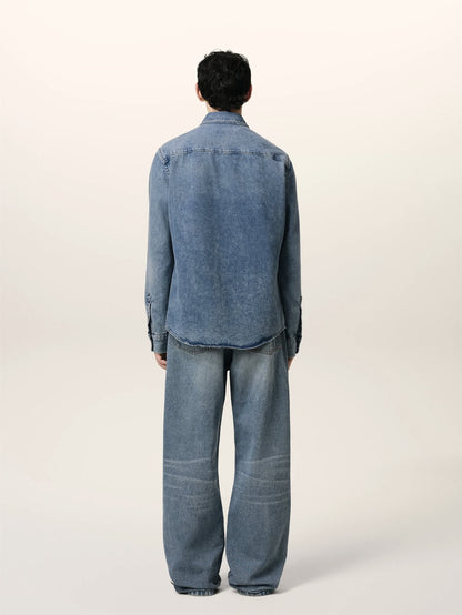 Denim button down ADC shirt