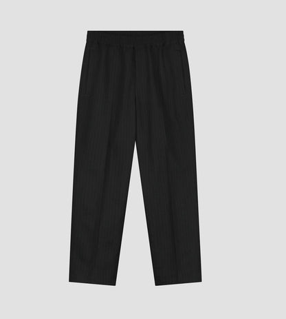 Pinstripe Slim Elasticated Tro