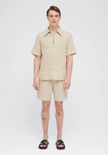 Resort linen kaftan