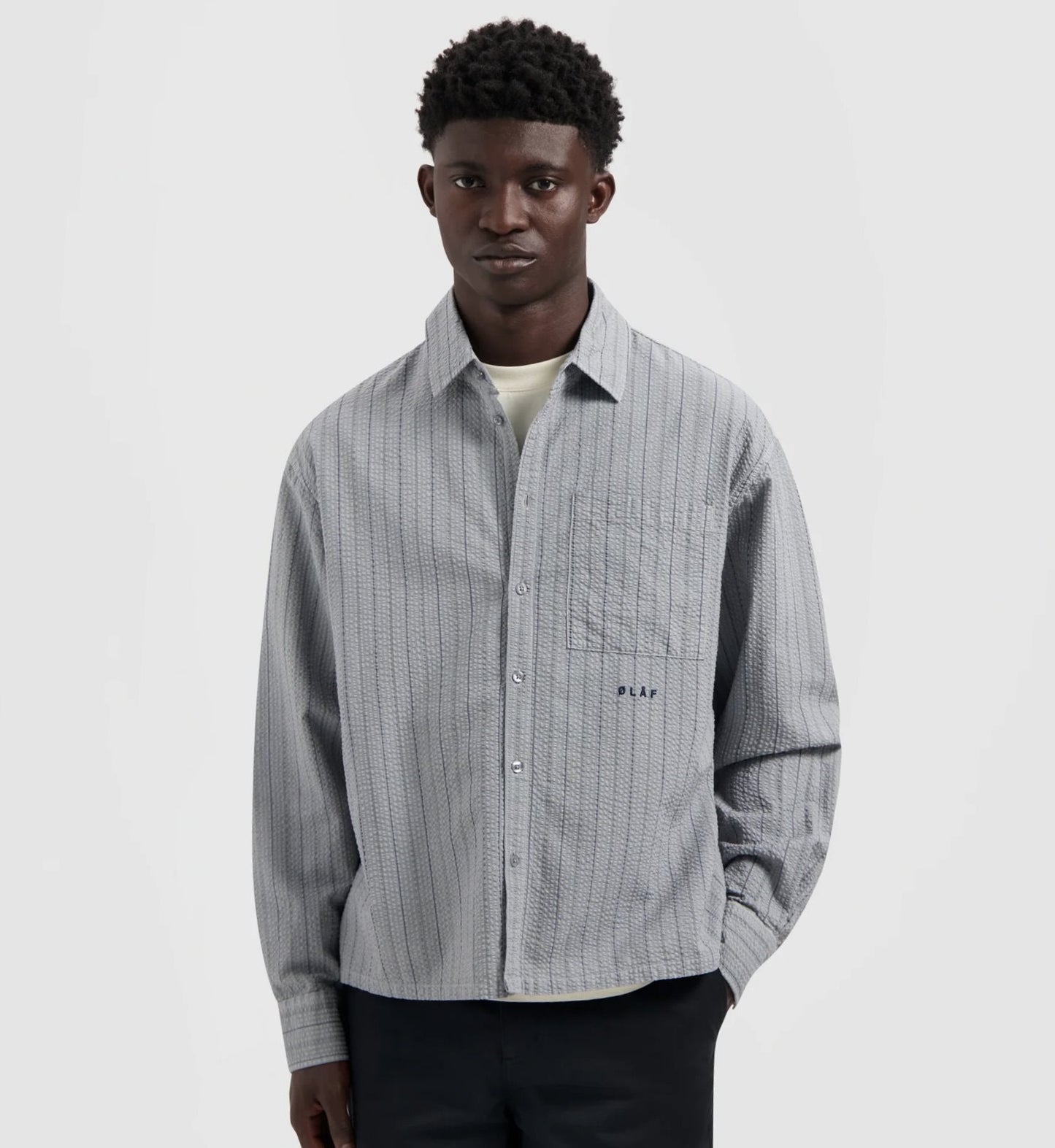 Striped Boxy Shirt