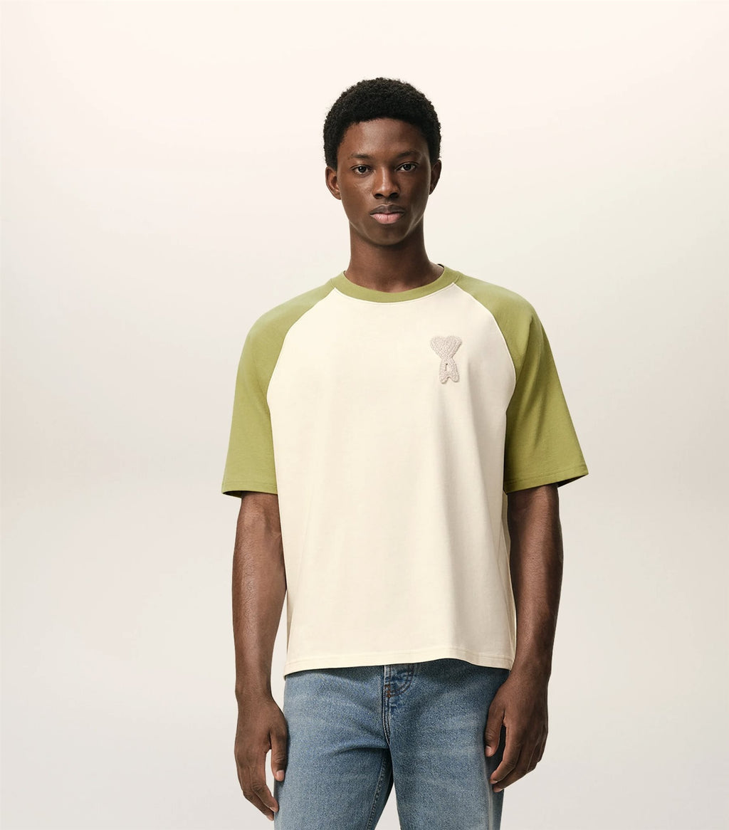 Ami de Coeur knitted patch Tee