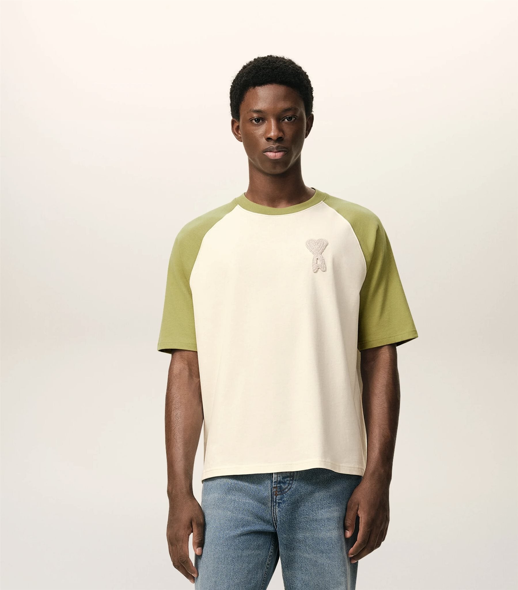 Ami de Coeur knitted patch Tee