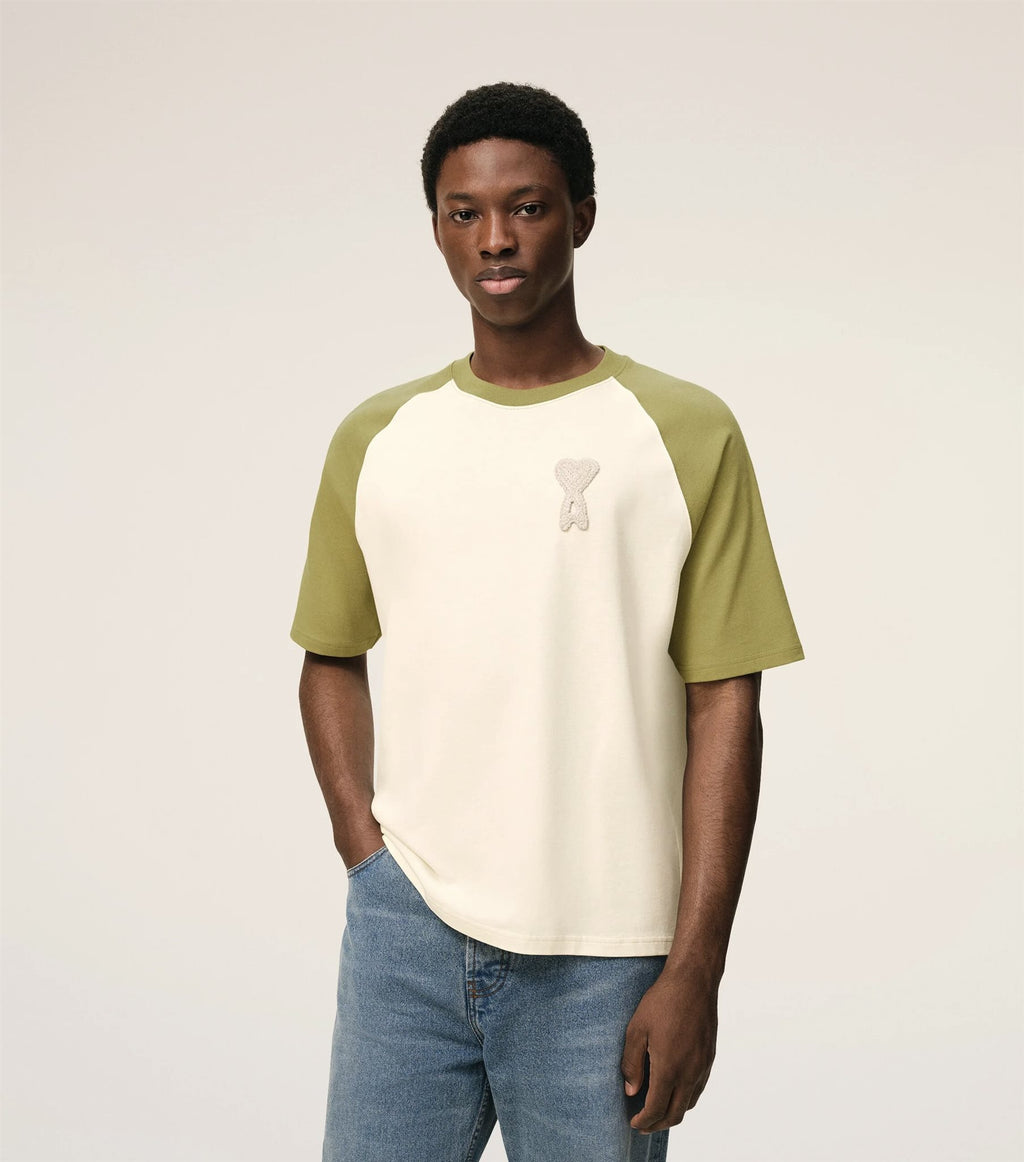 Ami de Coeur knitted patch Tee