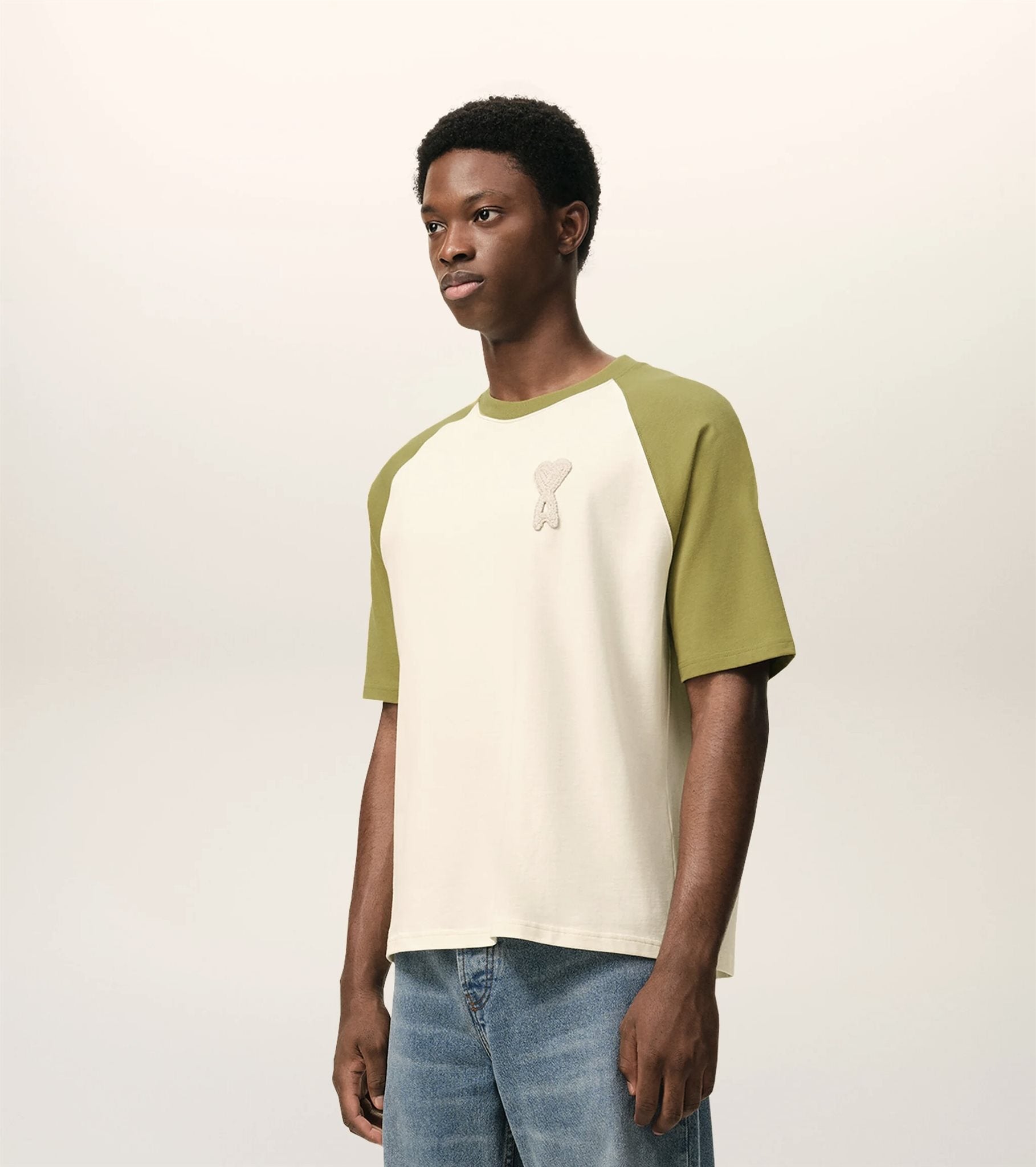 Ami de Coeur knitted patch Tee