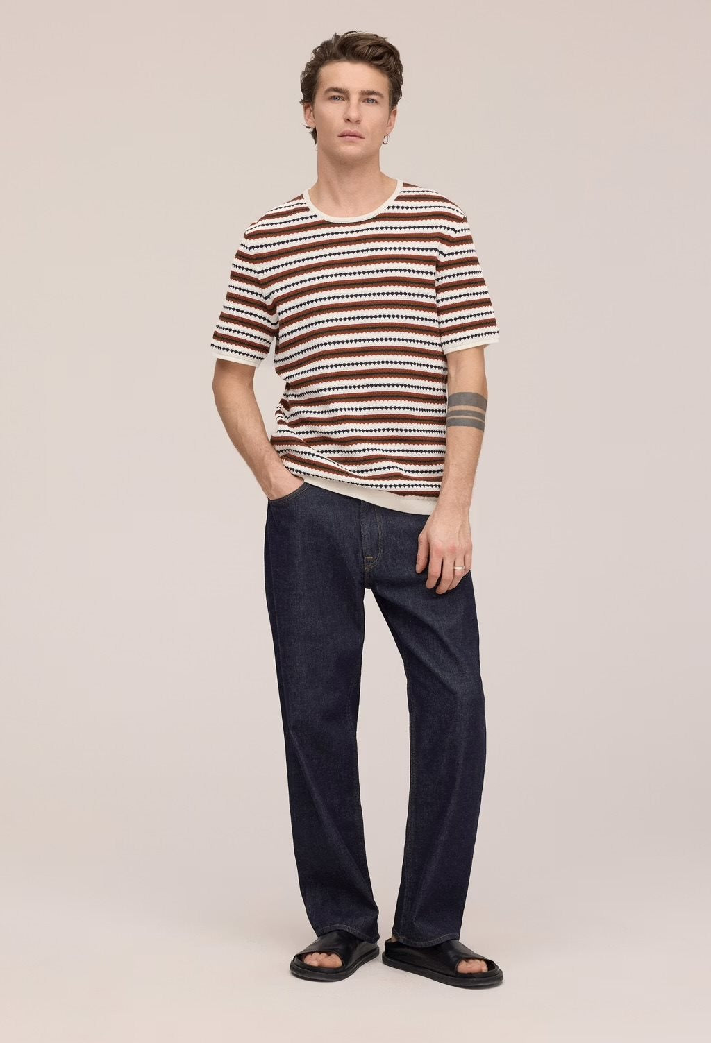 Bari Textured Stitch tee