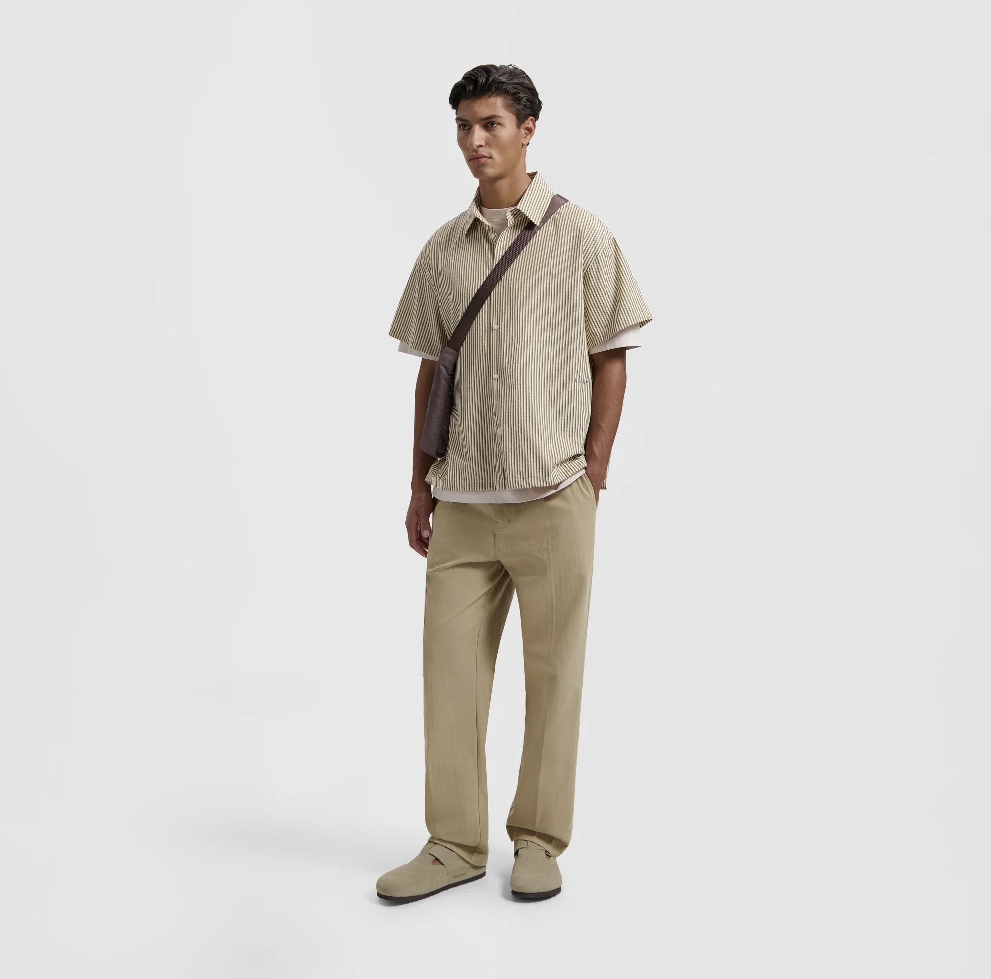 Boxy Seersucker Stripe Shirt