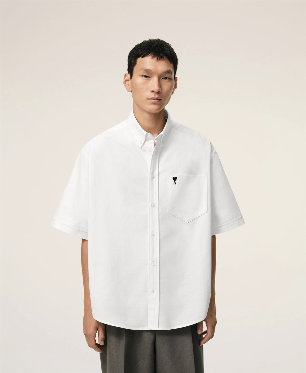 Boxy embroidered adc shirt