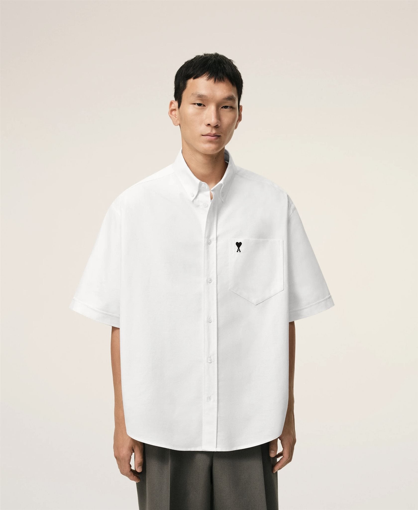 Boxy embroidered adc shirt