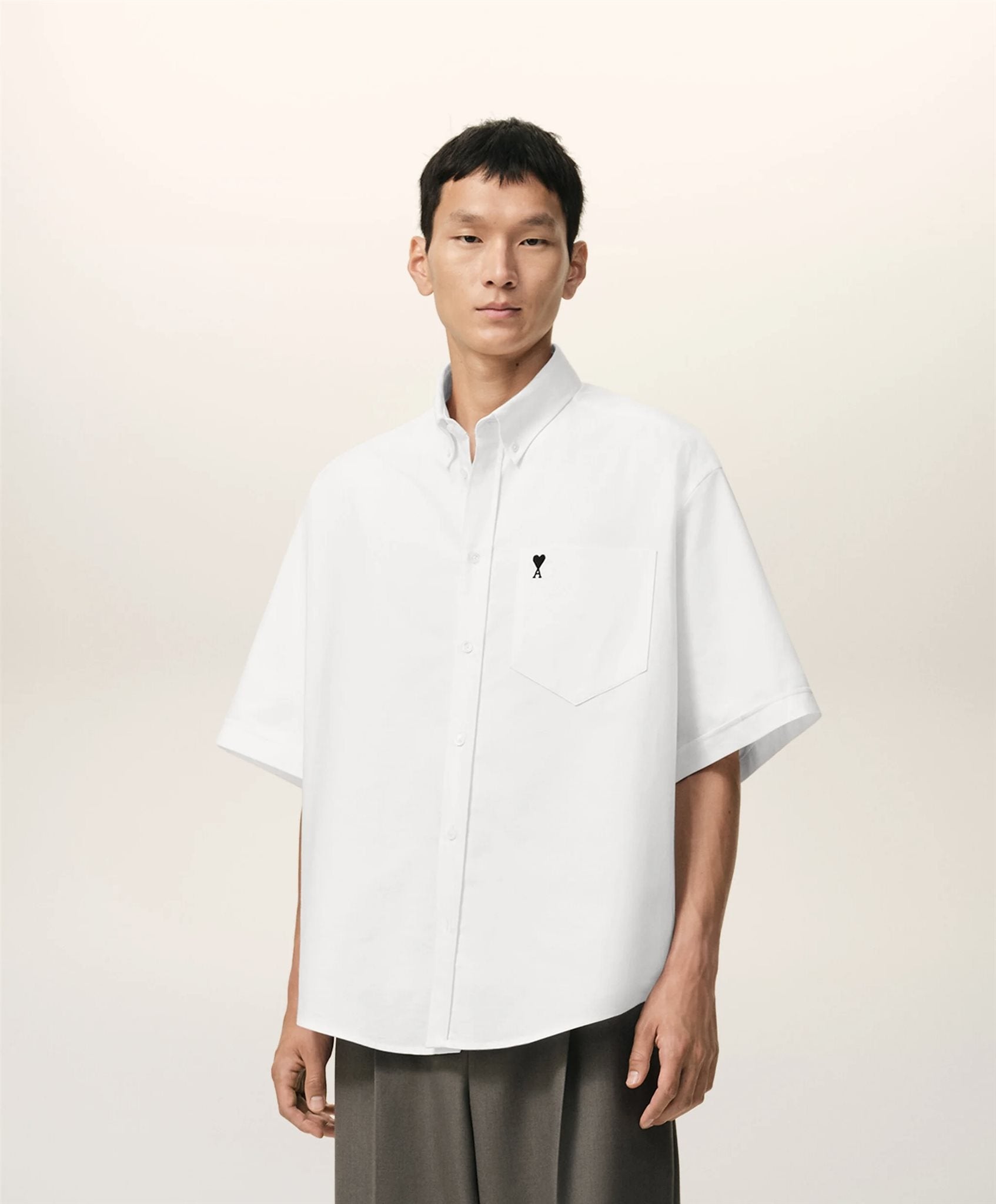 Boxy embroidered adc shirt