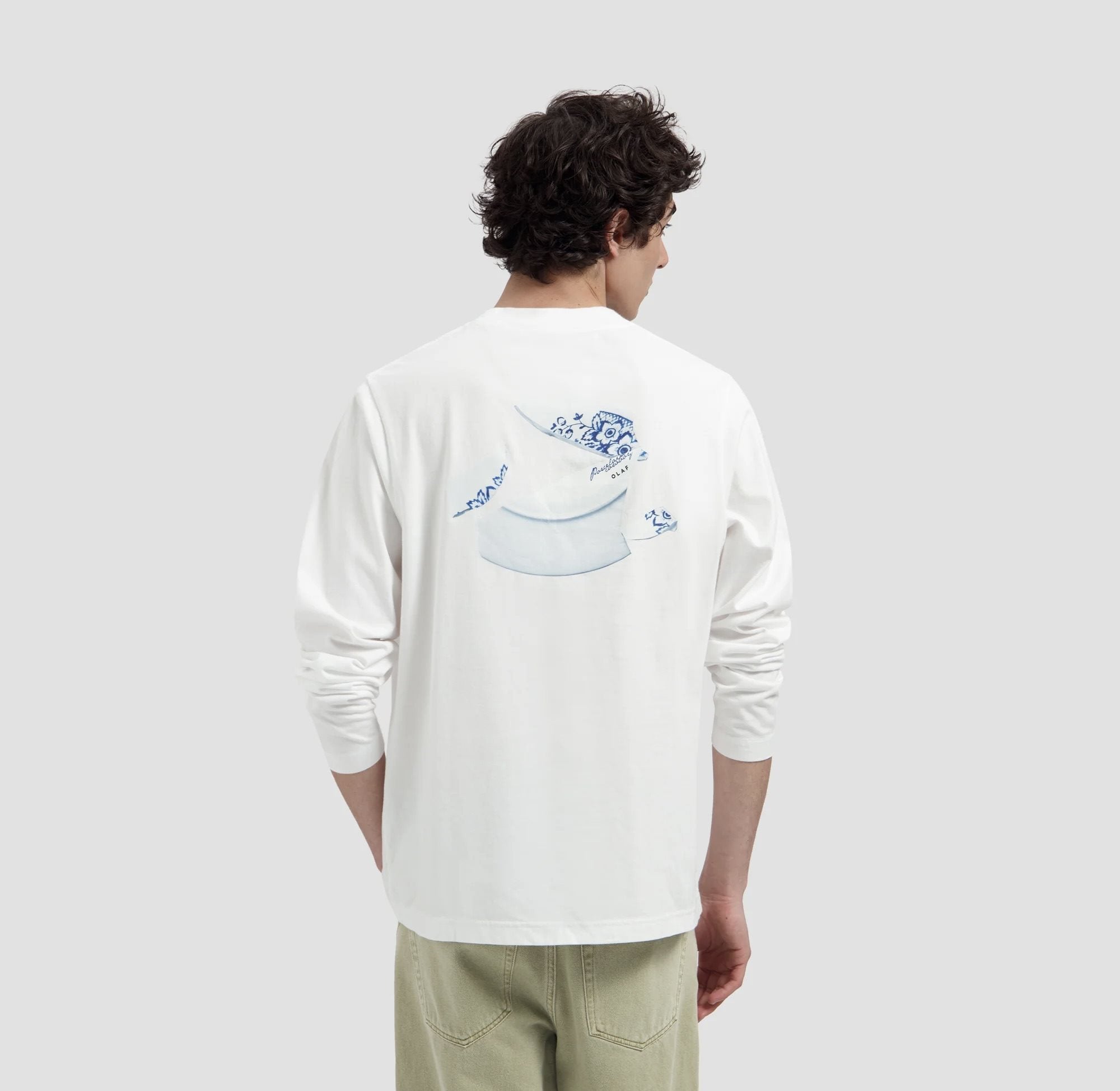 Broken plate LS tee