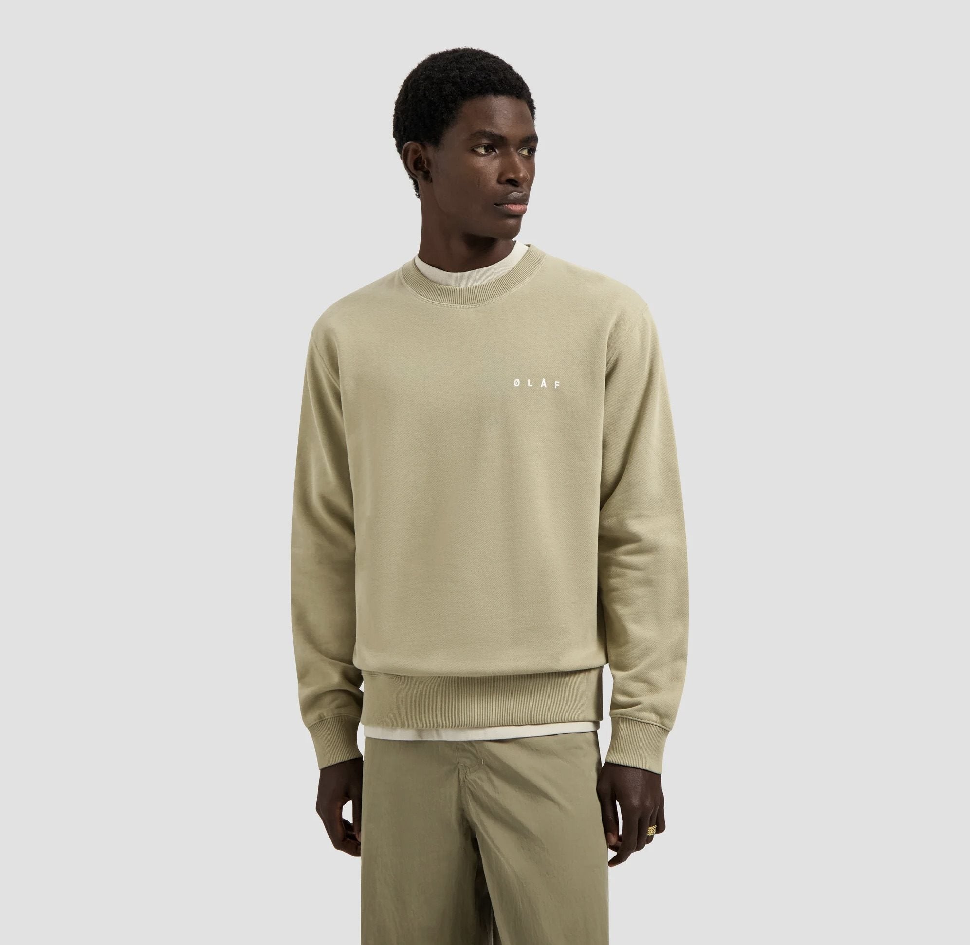 Brushstroke Face Crewneck