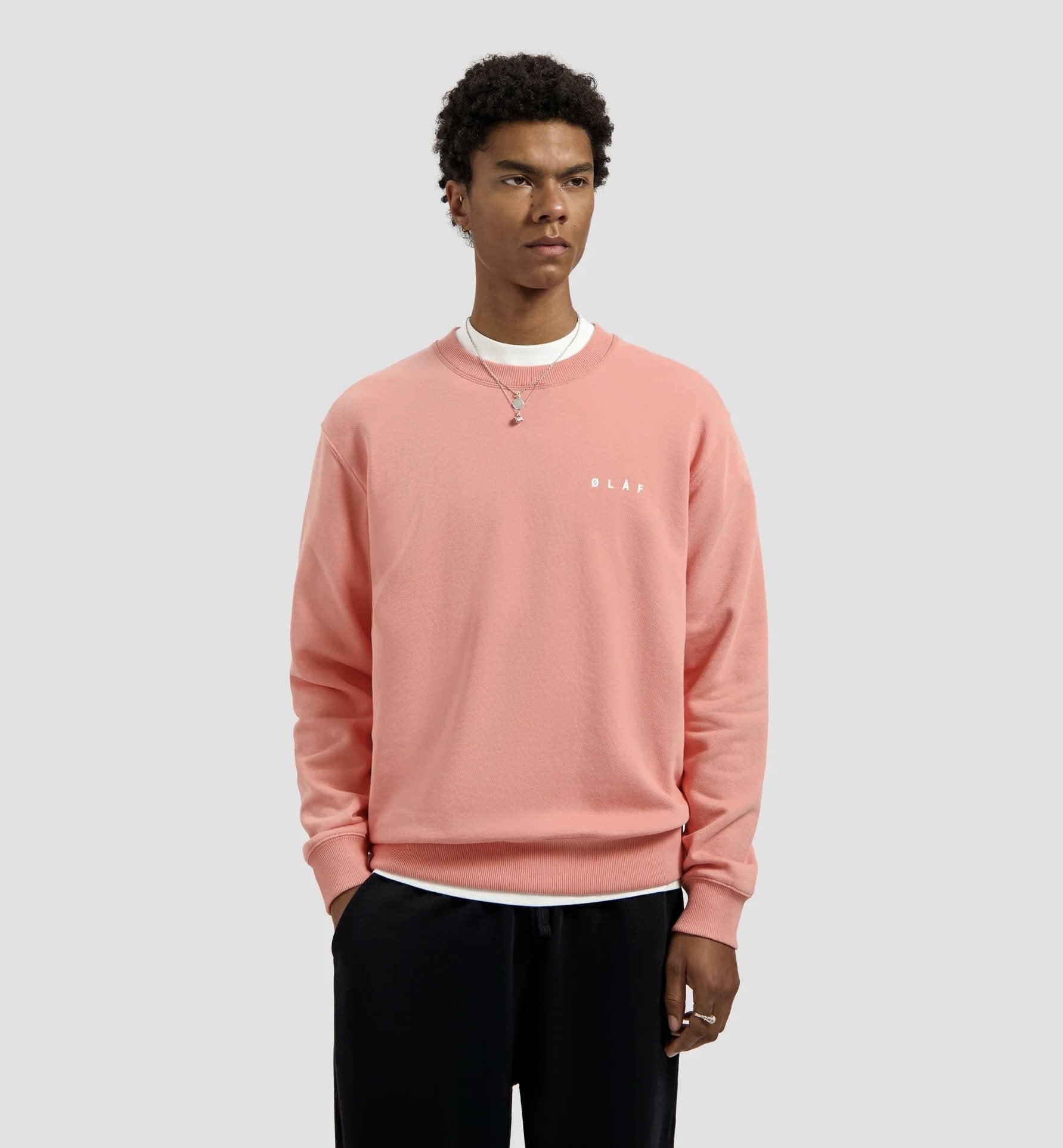 Brushstroke Face Crewneck