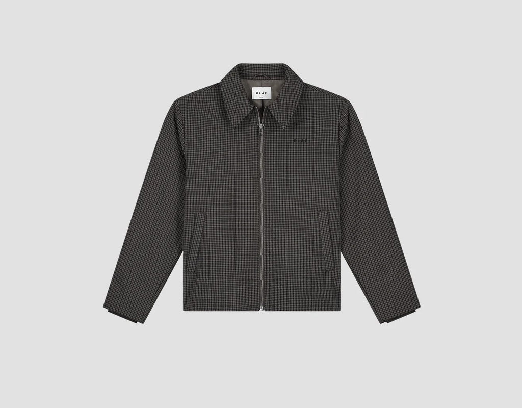 Checked Padded Coach Jacket