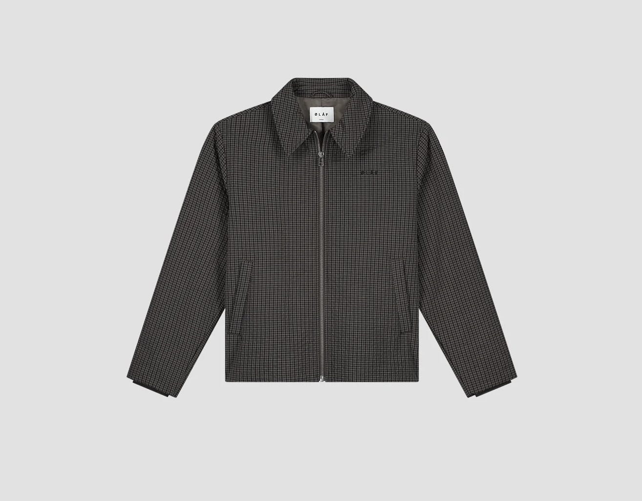 Checked Padded Coach Jacket