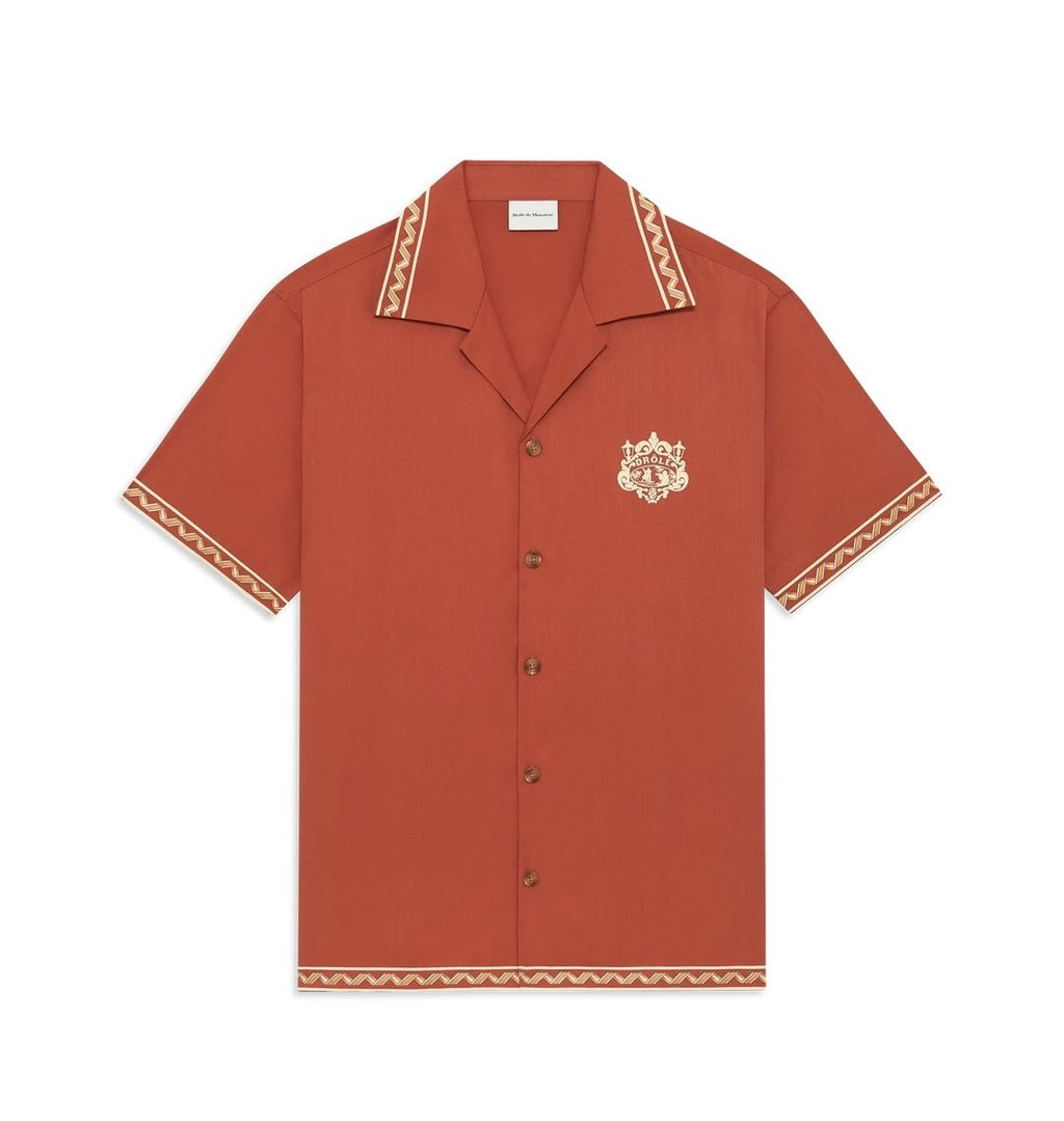 Chemise brodée danseurs