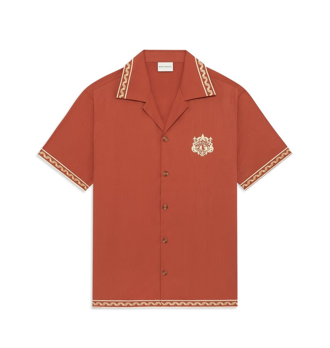 Chemise brodée danseurs