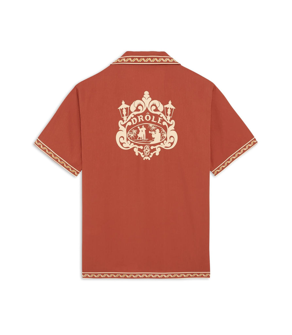 Chemise brodée danseurs