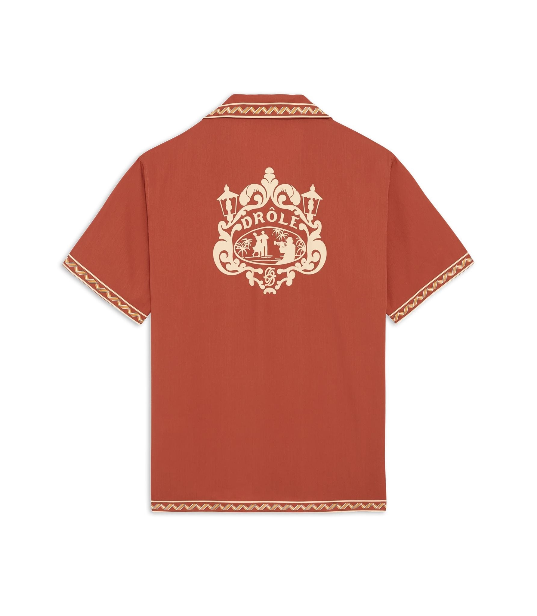 Chemise brodée danseurs