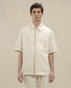 Chemise broderie miroir coton