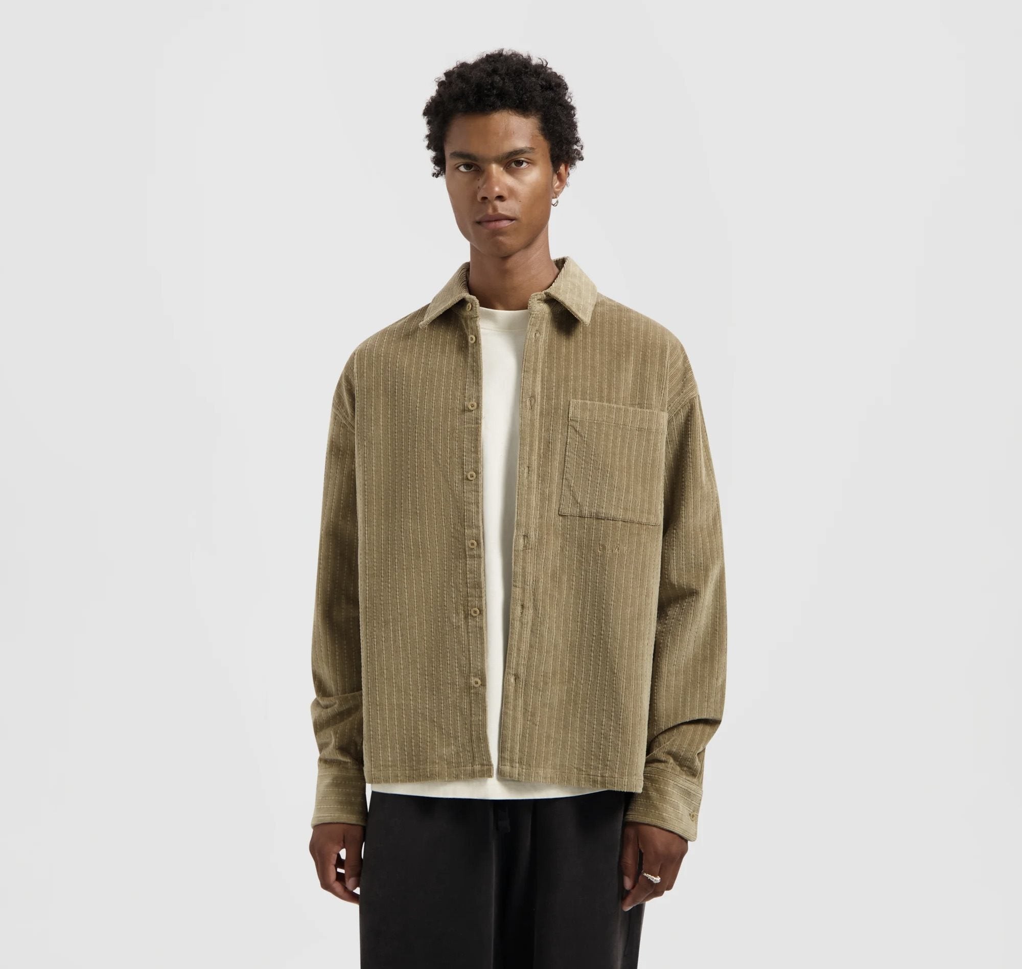 Corduroy Boxy Shirt