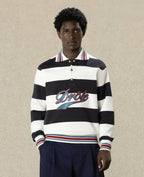 DRÔLE EMBROIDERED STRIPES POLO