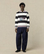DRÔLE EMBROIDERED STRIPES POLO