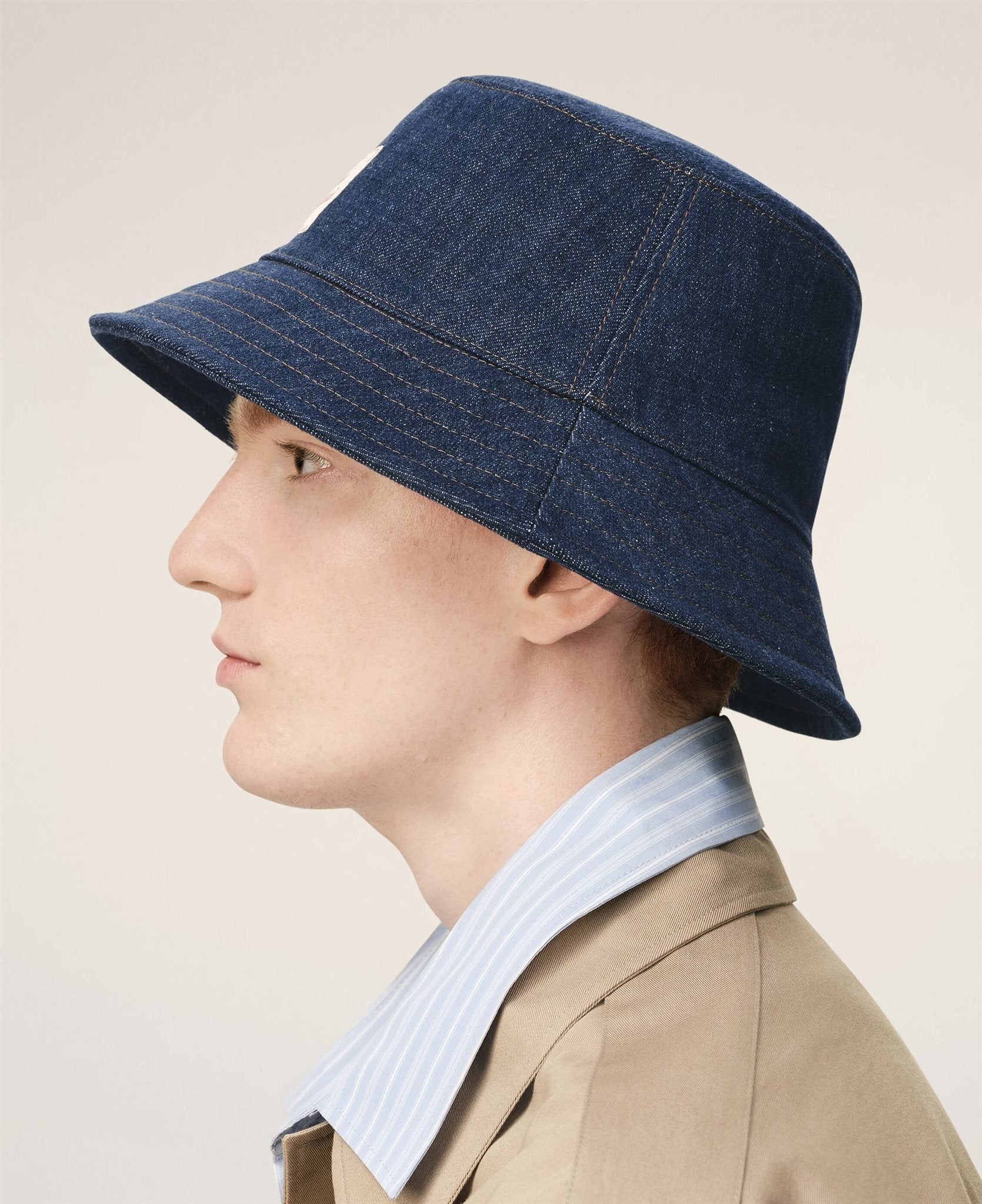 Denim ami paris bucket hat