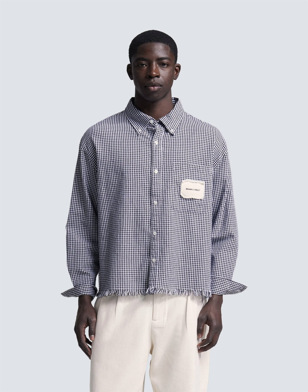 Distressed Farmer's Shirt LS