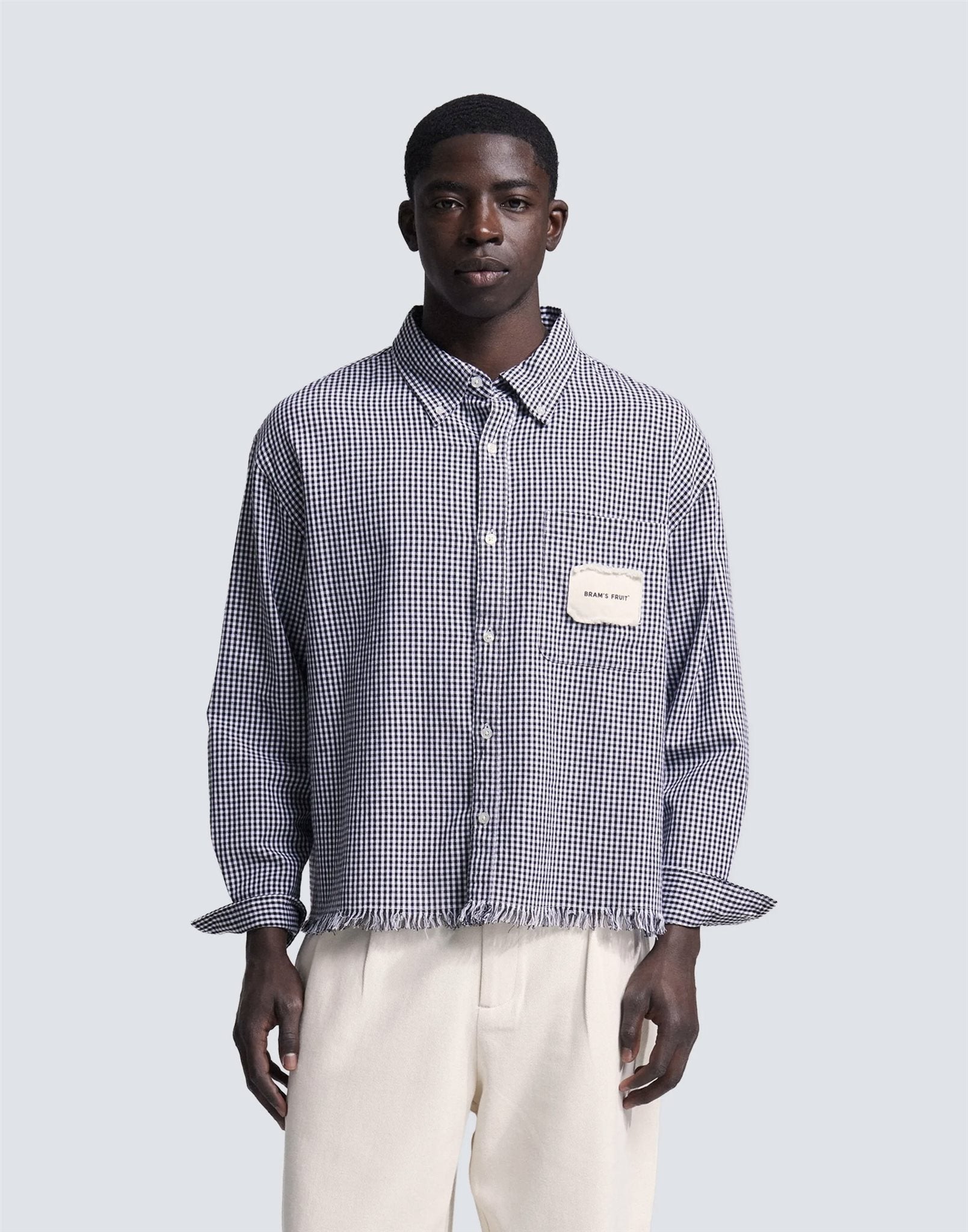 Distressed Farmer's Shirt LS