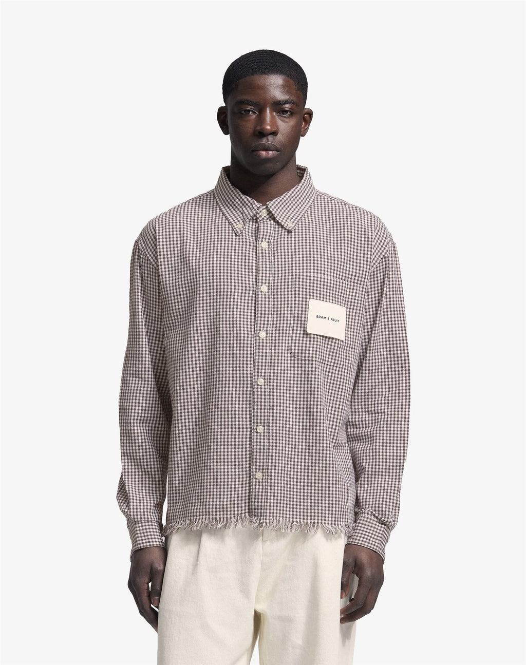 Distressed Farmer's Shirt LS