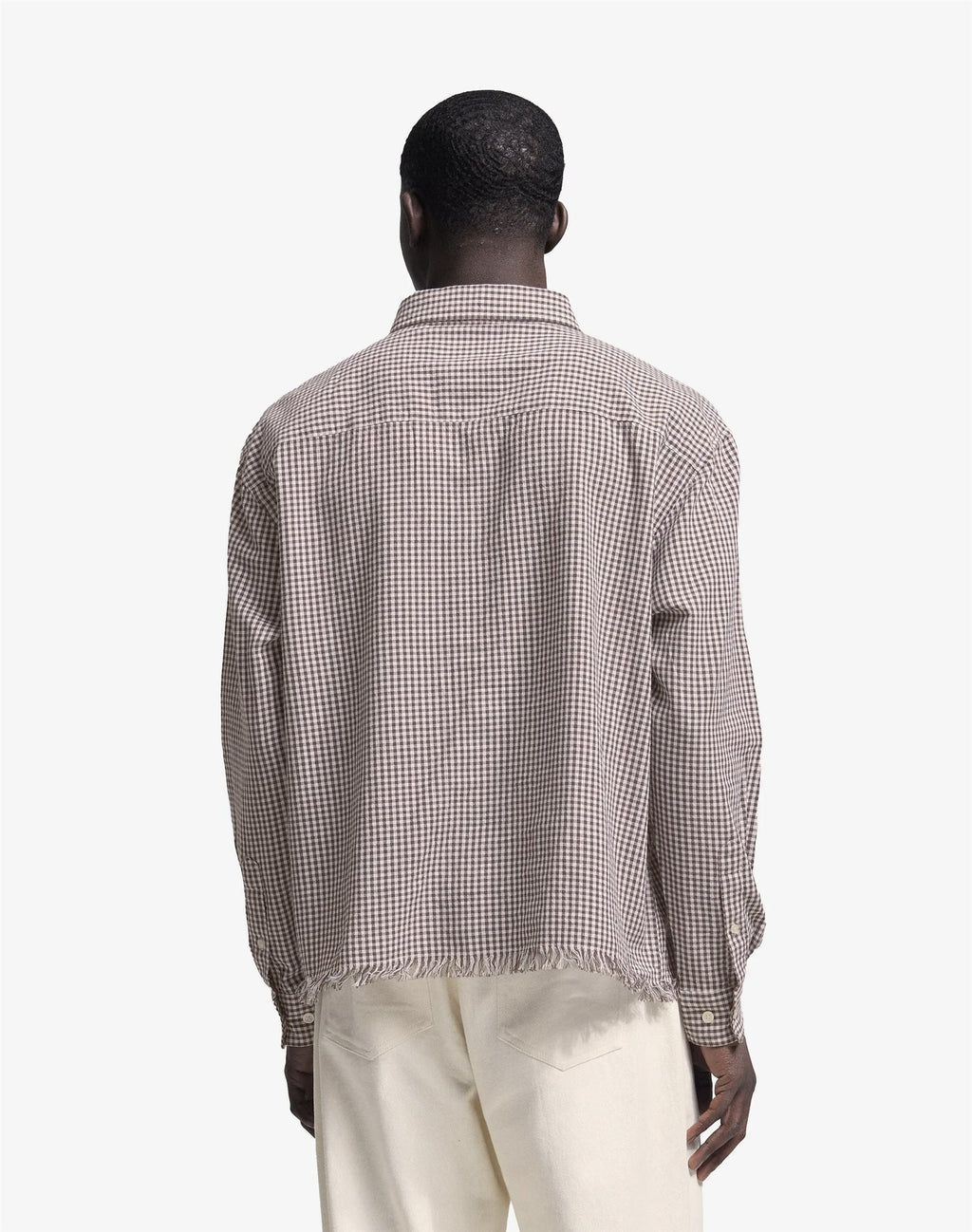 Distressed Farmer's Shirt LS