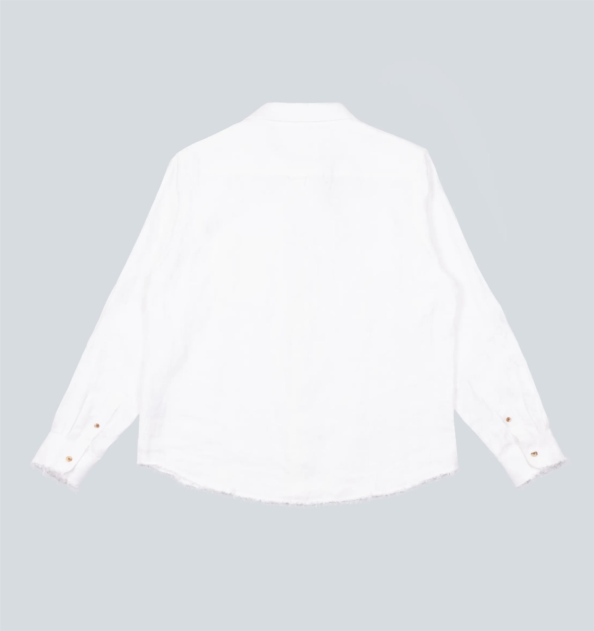Distressed Linen Shirt LS