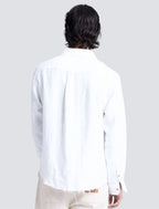 Distressed Linen Shirt LS