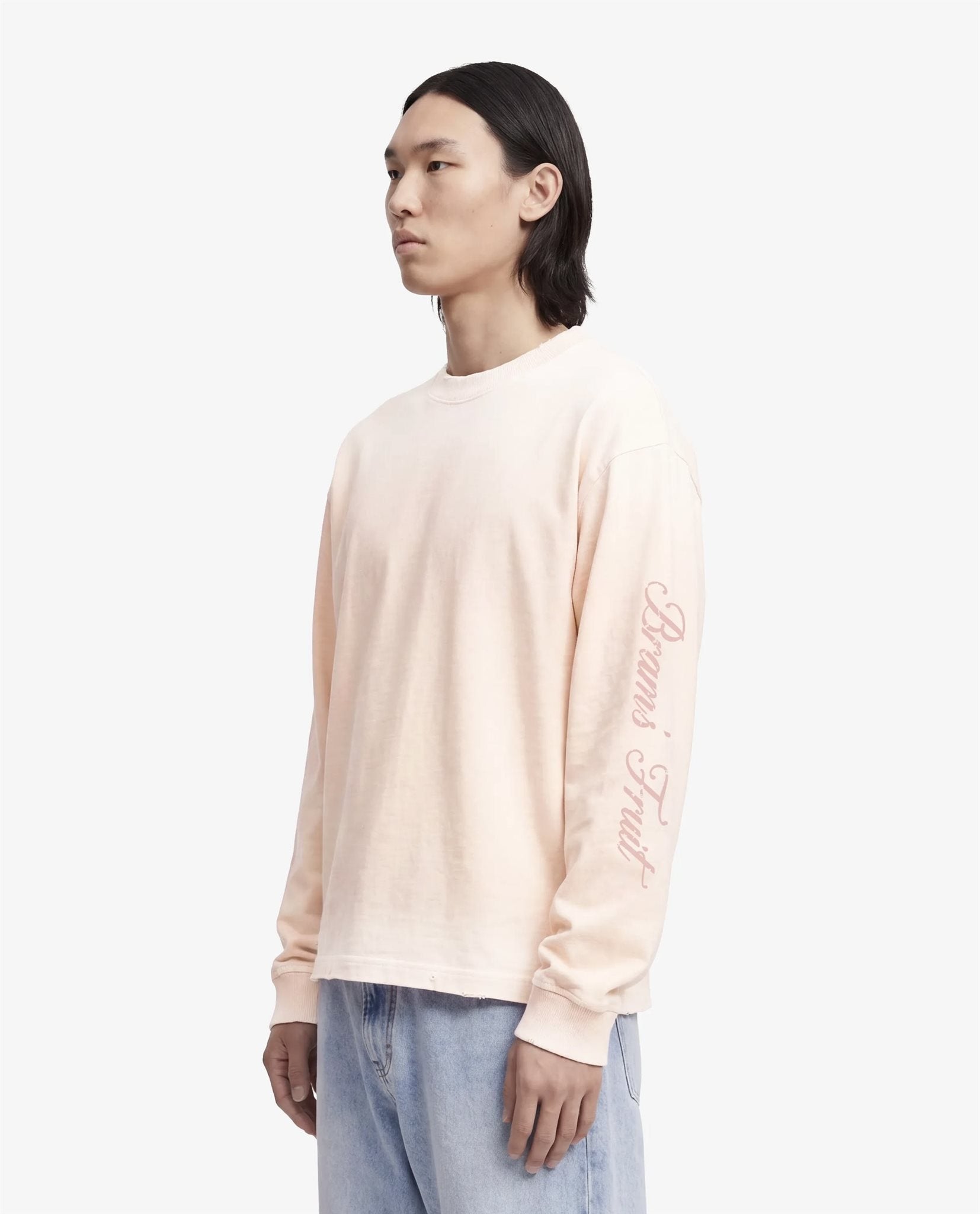 Distressed Logo Longsleeve