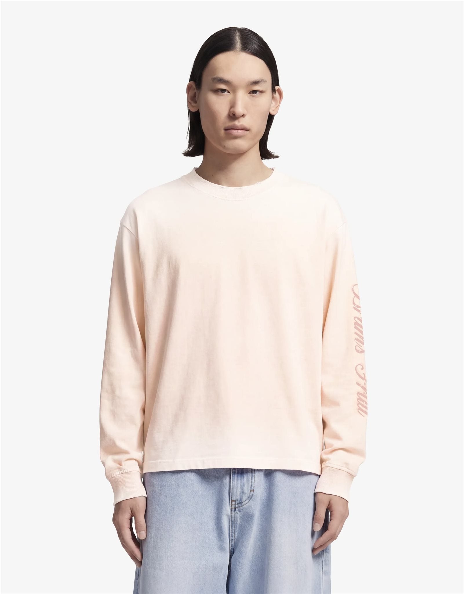Distressed Logo Longsleeve