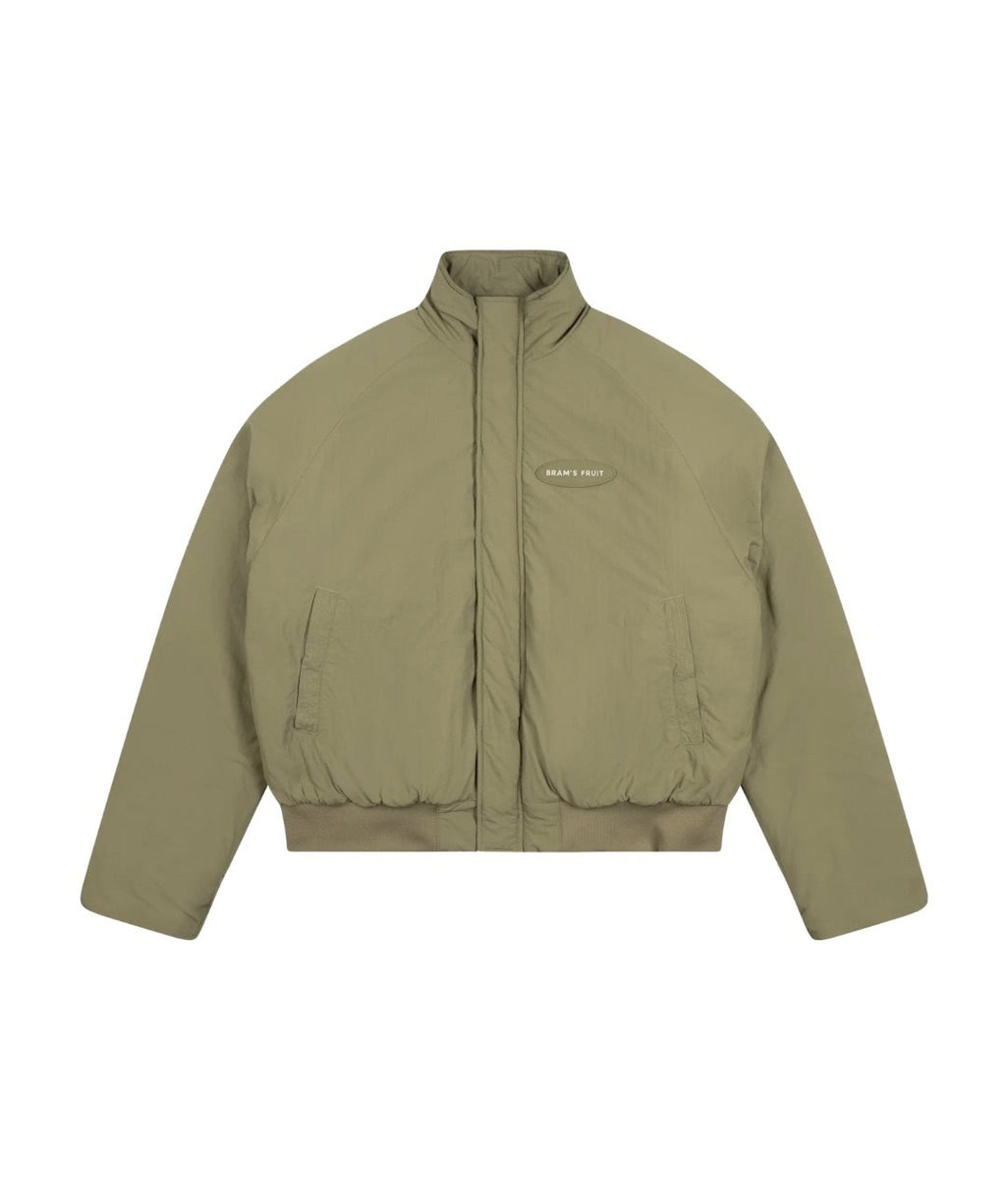 Emblem Patch Padded Jacket