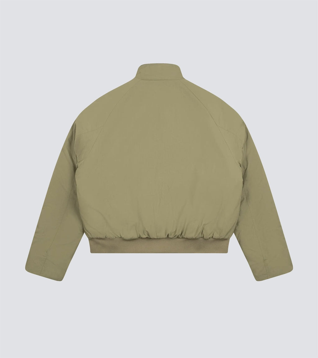 Emblem Patch Padded Jacket