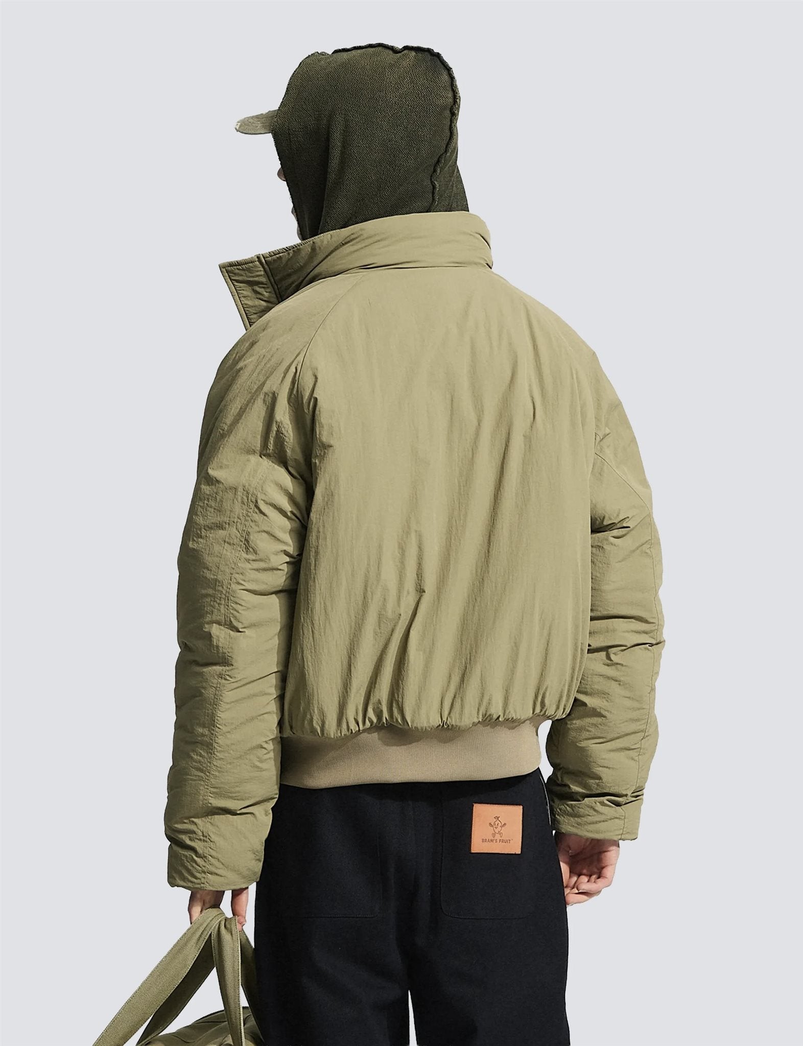 Emblem Patch Padded Jacket