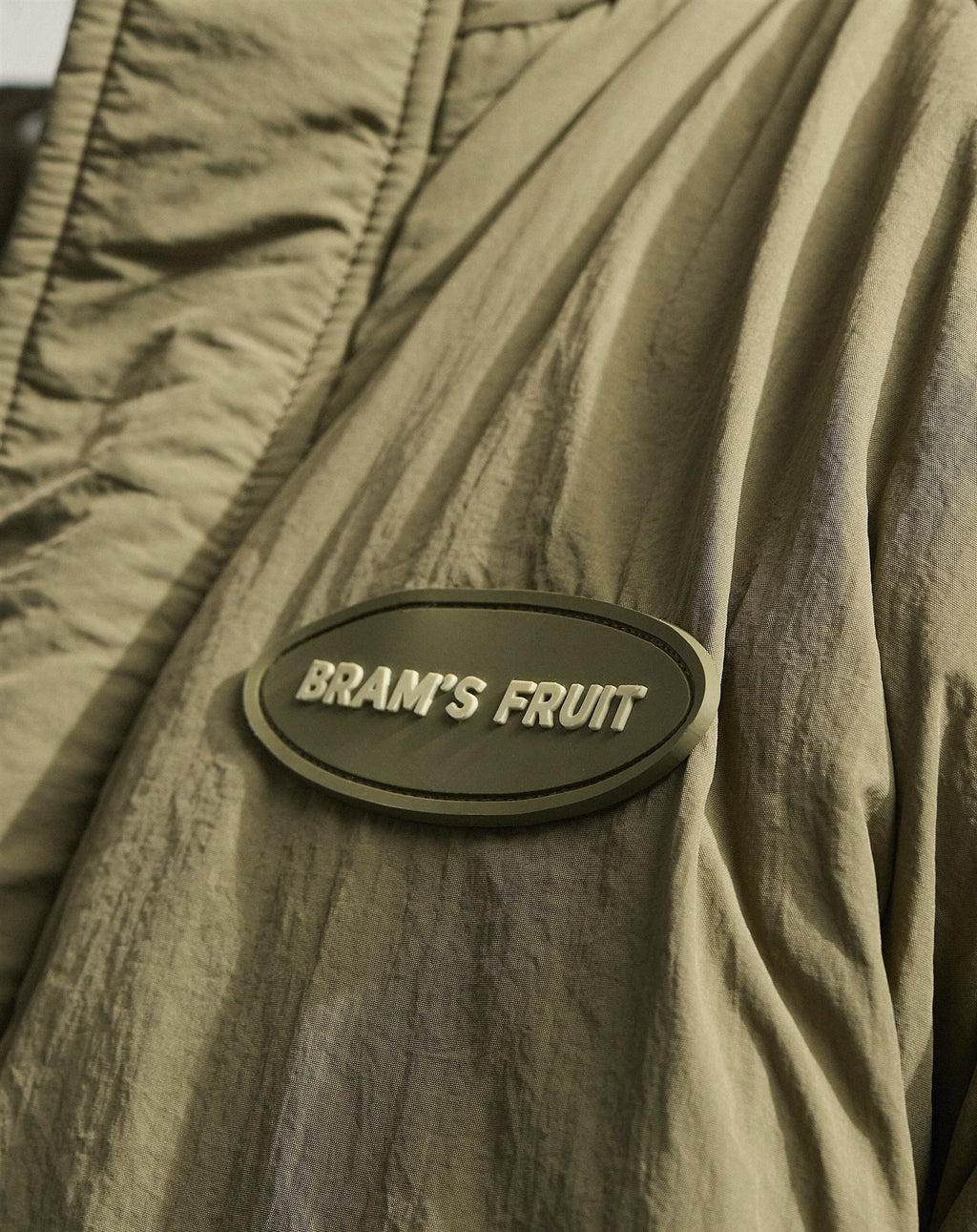 Emblem Patch Padded Jacket