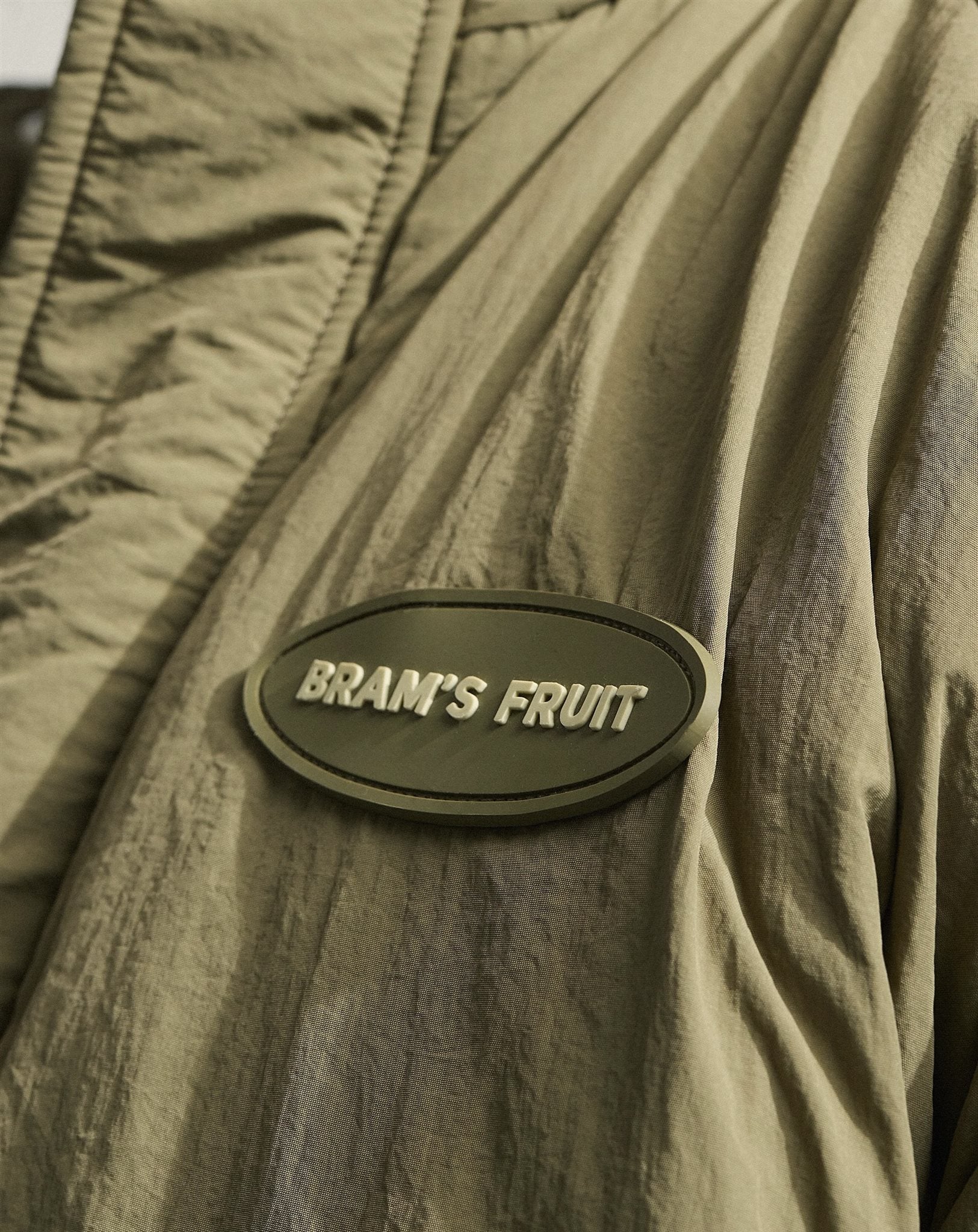 Emblem Patch Padded Jacket