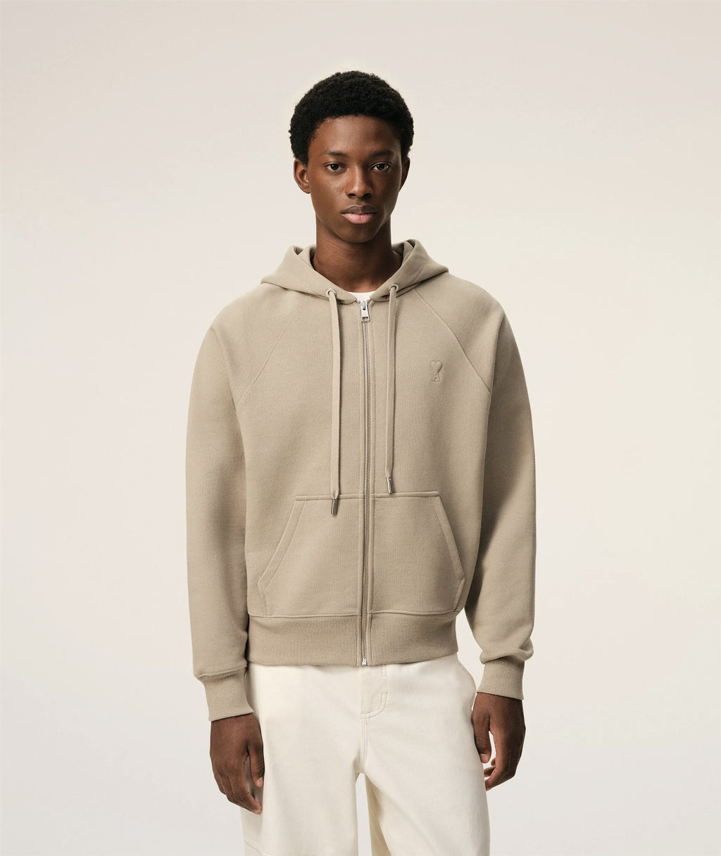Embossed ADC Zipped Hoodie