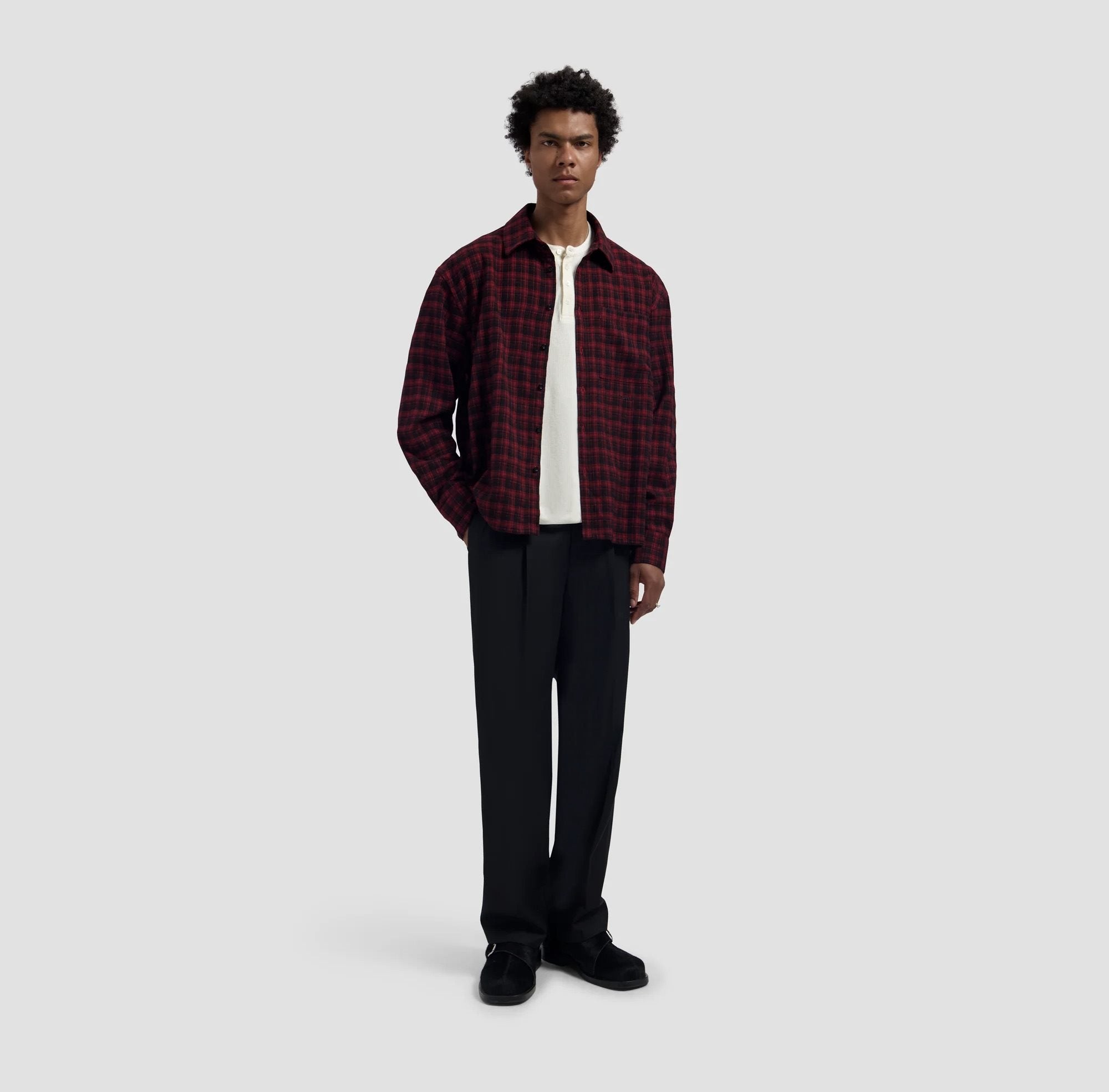 Flannel Boxy Shirt