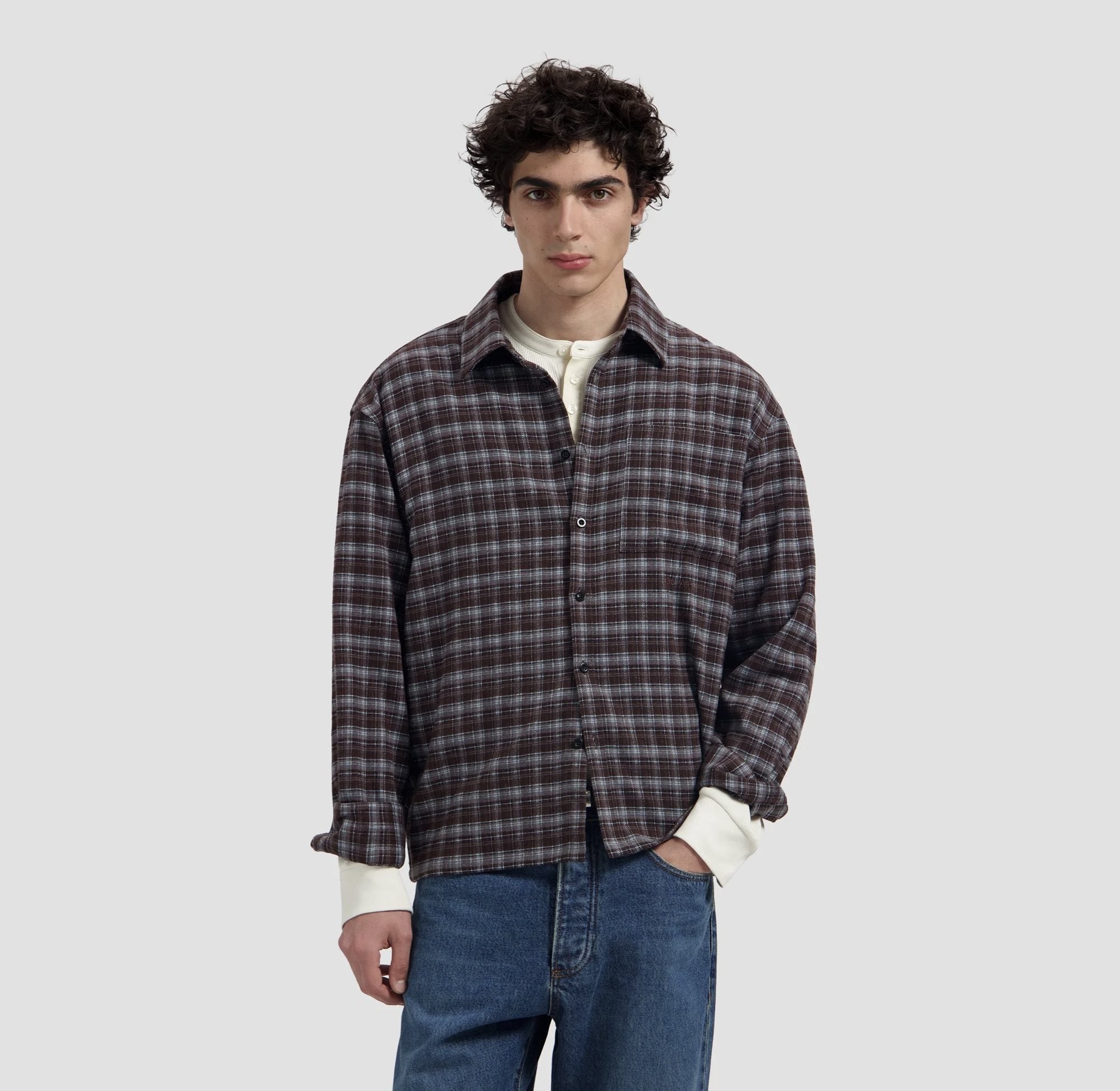 Flannel Boxy Shirt