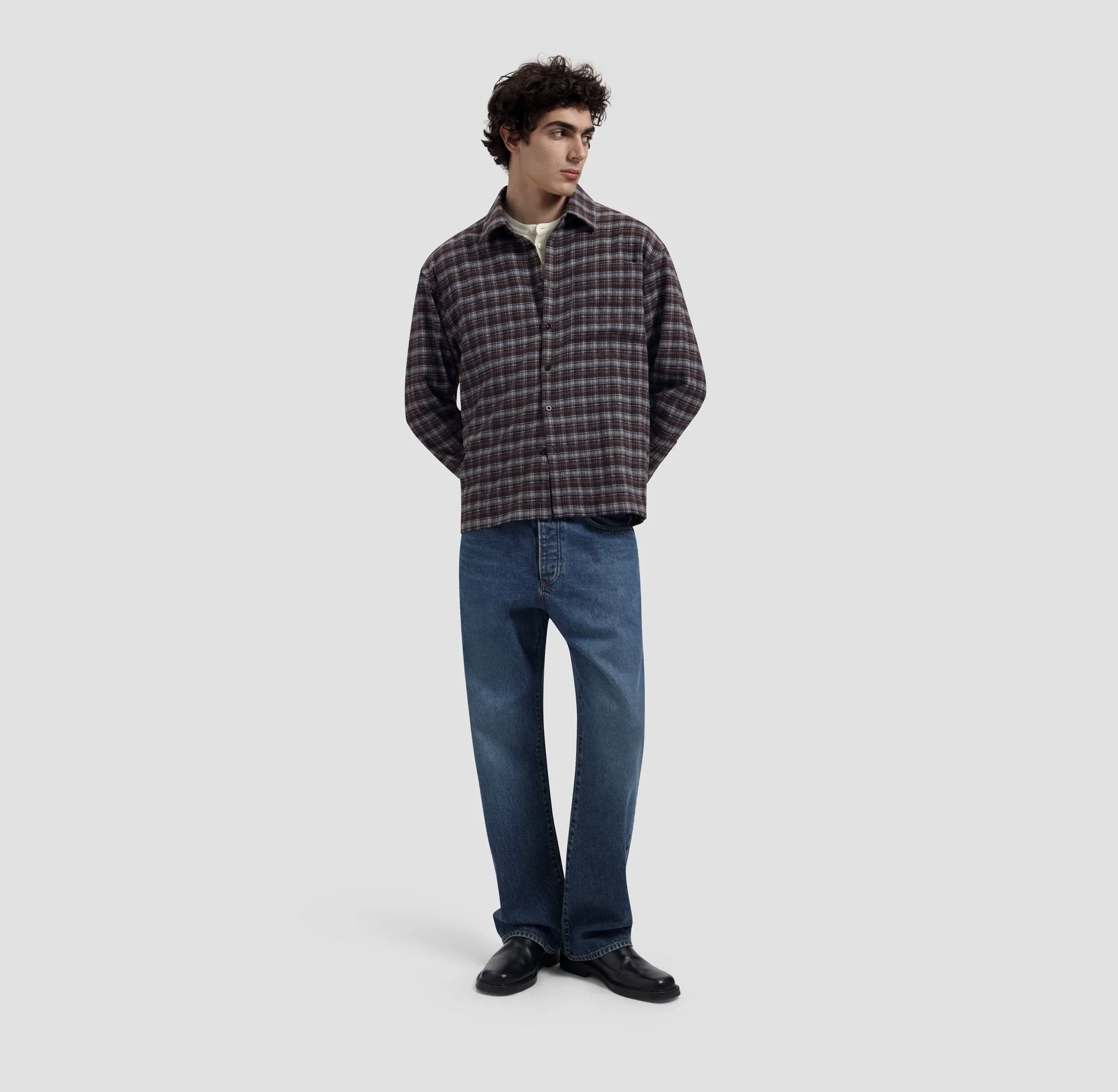 Flannel Boxy Shirt